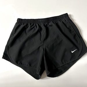 Black Nike shorts, youth L